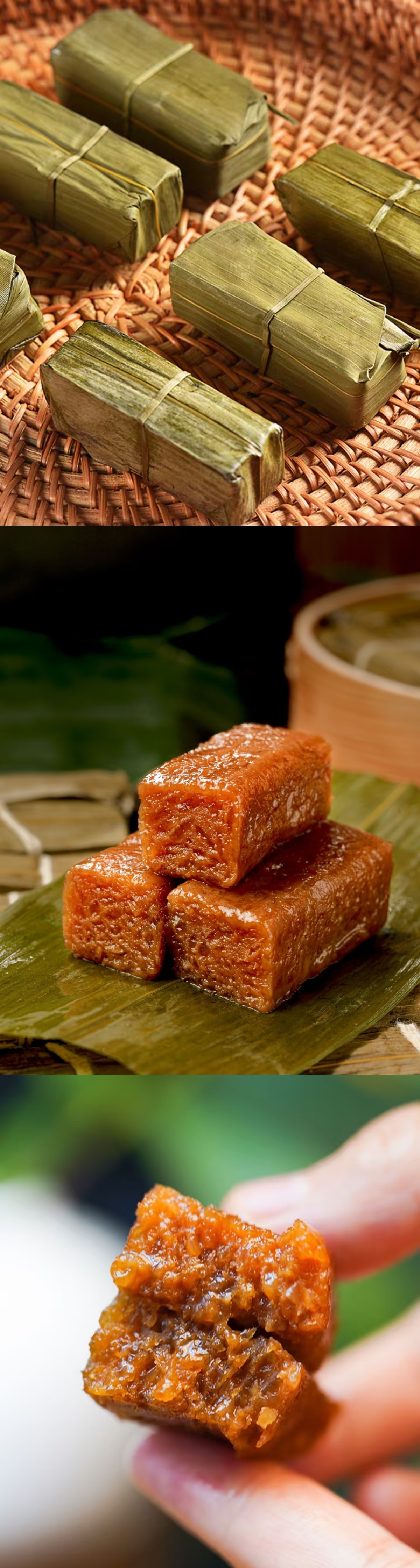 古蜀味道 【年货必备】 竹叶黄粑,源自川南。以竹叶包裹糯米小火慢蒸,竹香沁入米脂,色泽金黄,口感软糯温润。可蒸可煎,从便捷早餐、户外轻食到特色手信,适配多元场景,是自带谷物清香的质朴美味。 350g