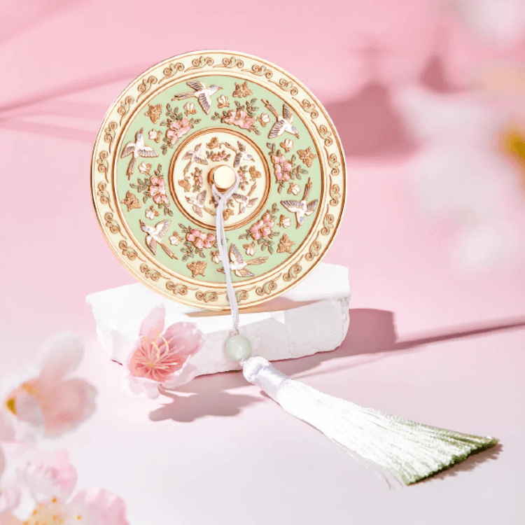 THE PALACE MUSEUM - TB 故宮博物院文化創意製品、携帯用鏡「花枝に雀