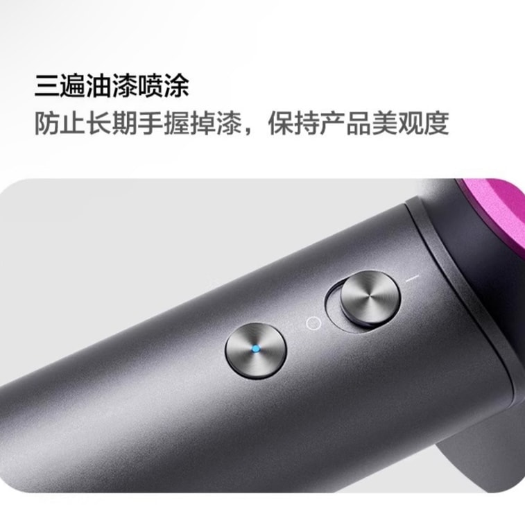 TUANTUAN 高速 ヘア　ドライヤー イオン 速乾　ダークグレー　ピンク 中国からの直送】PinTu マイナスイオン高速ヘアドライヤー、速乾と