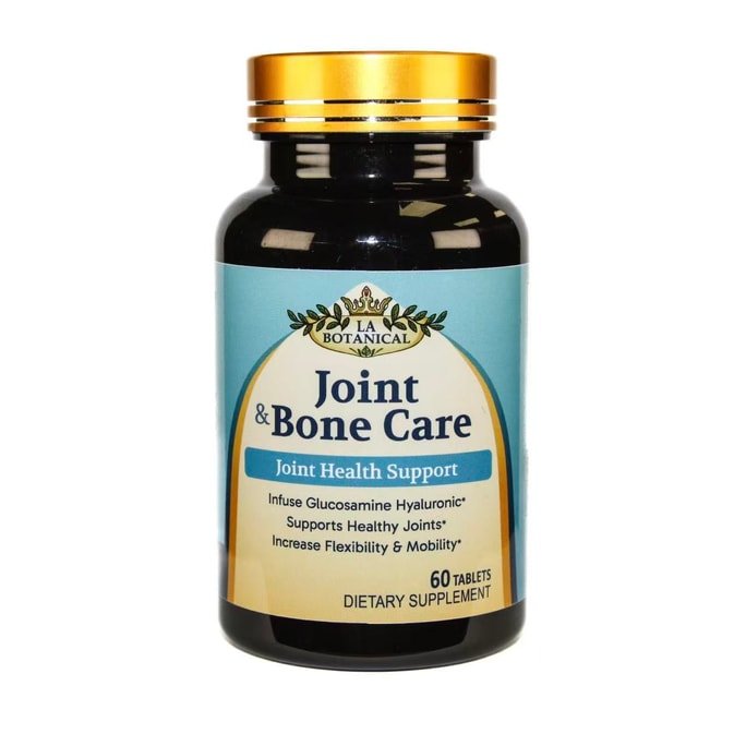 美国 LA Botanical 靈節康 關節健康+骨骼修復 60片裝