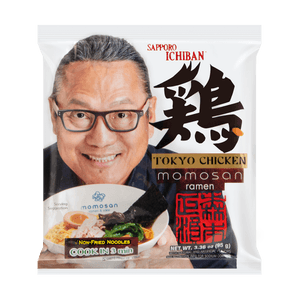 日本SAPPORO ICHIBAN札幌一番 非油炸 雞肉風味拉麵 95g 日本名廚MOMOSAN代言