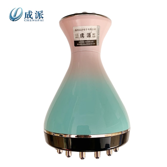 [중국에서 온 다이렉트 메일] Chengpai Electric Meridian Brush, Gua Sha, Abdominal Rub, 진동 힘줄 준설 장치, 핑크색 벨트 및 파란색 모델