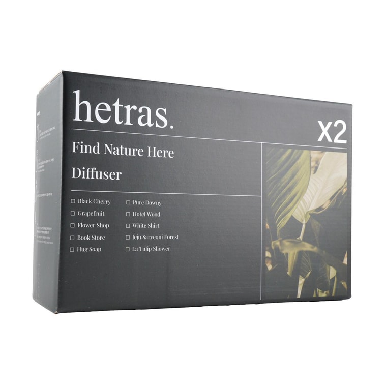 韩国HETRAS 无火香薰 精油香薰香氛 首席调香师艺术扩香 500ml2个组礼盒套装 #08 白衬衫【权志龙GD推荐品牌】 5