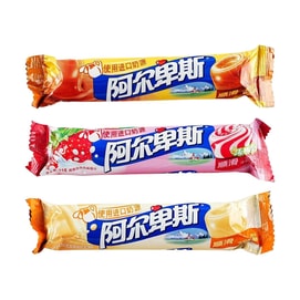 阿尔卑斯  牛奶硬糖 田园草莓味+特浓奶味+焦香原味 31g*3【3种口味组合装】【童年回忆】