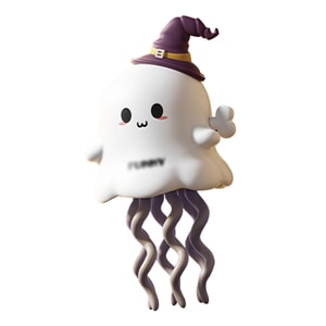 【中国直邮】 HSPM 创意解压玩具 万圣鬼魂发条魔性跳舞 1个 圣诞节魔性迷你跳舞幽灵扭动玉米发条滑行儿童益智玩具