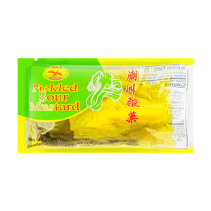 Chaozhou Style Pickled Mustard Greens - Tangy & Salted Vegetable Side Dish, 10.58 oz
