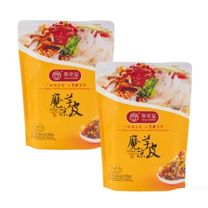 秦食皇 魔芋凉皮 麻酱味 236g*2【低脂低卡轻食代餐】【亚米独家】