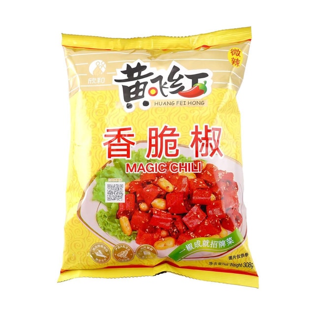 黄飞红香脆椒微辣308g - 亚米