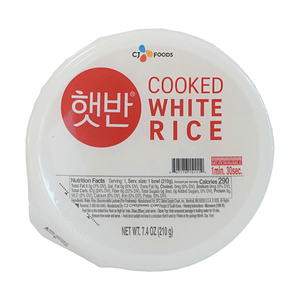 韩国CJ希杰 Hetbahn即食白米饭 碗装 210g 【微波即食】【软糯香甜】