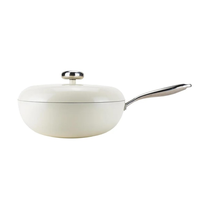 Pebble Non-stick Frying Pan, White, 12.6"