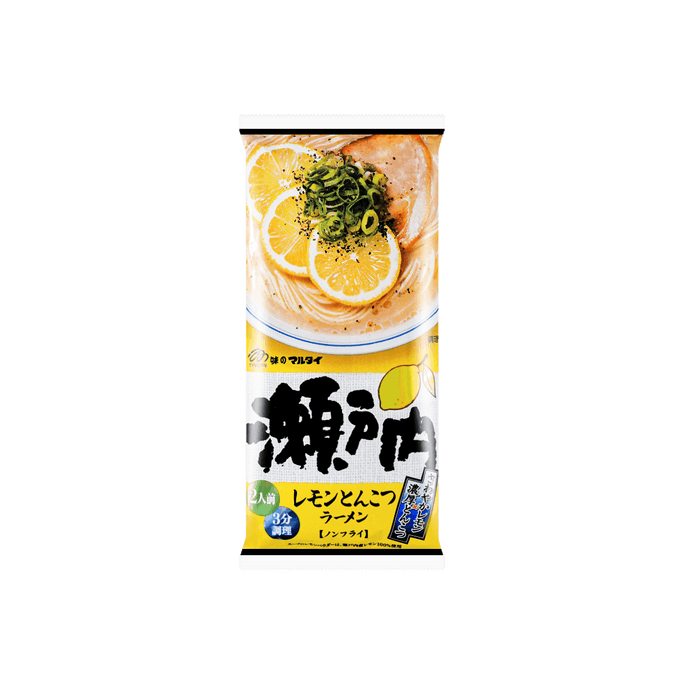 【全美最低价】日本MARUTAI玛尔泰 濑户内拉面 柠檬豚骨味 189g