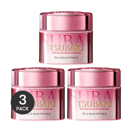 Tsubaki Premium Repair Hair Mask Pink Camellia 6.35oz *3【3 Packs】