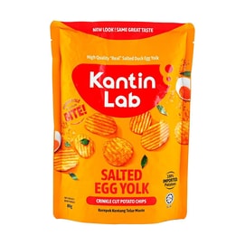 Salted Egg Flavored Crinkle Cut Potato Chips 2.82 oz