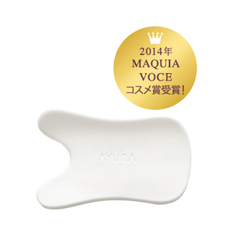 [日本直邮] AYURA 美活沙陶瓷脸部按摩板 精装版 1个 2014年MAQUIE VOCE美妆奖得主