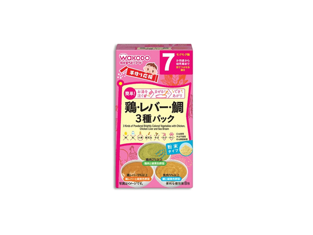 7 months + baby food supplement chicken liver chicken fish powder 8 bags