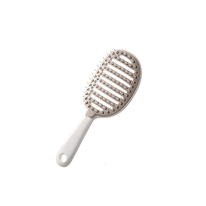 Self-Cleaning Ribbed Comb High Cranial Volume Comb Anti-Static Scalp Massage