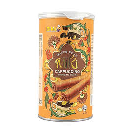 Miki Cappuccino Cream Filled Wafer Rolls, 3.17 oz