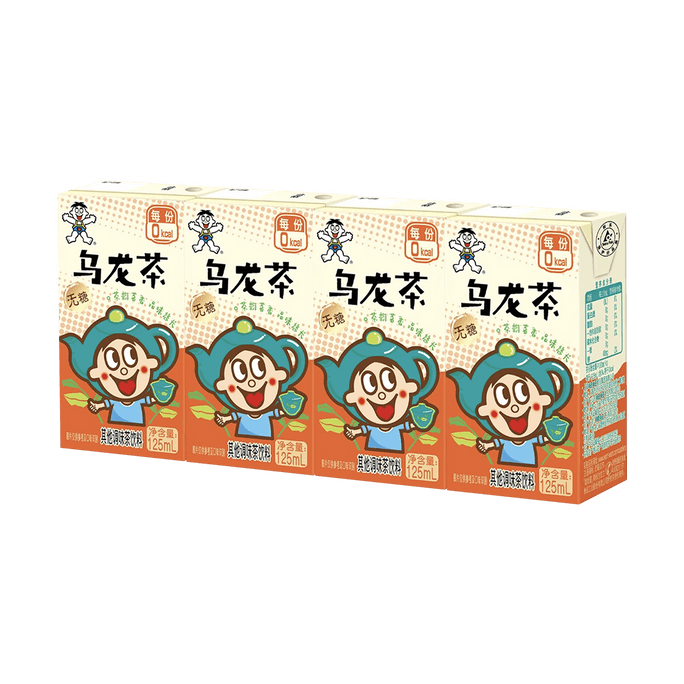 Sugar Free Oolong Tea Beverage 4.23 fl oz * 4packs【 0 Sugar 0 Calories 0 Fat】