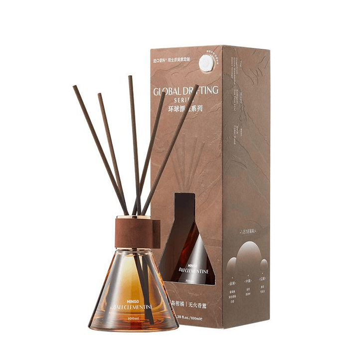 Aromatic indoor flameless fragrance for bedroom, freshens and purifies the air, hot sale  Bali Citrus Scent  100ML