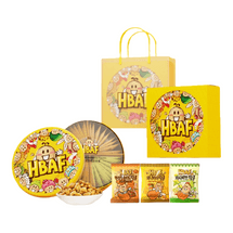 Bafeng Honey Wasabi Peanuts Good Luck New Year Premium Gift Box Fortune Bucket (Peanut Version) 360g*1 box