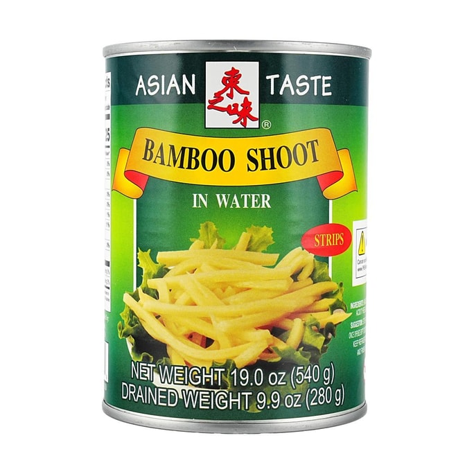 Bamboo Shoots , Strips, 19 oz 【For Hot Pot, Cold Salads, and Stir-Fry】
