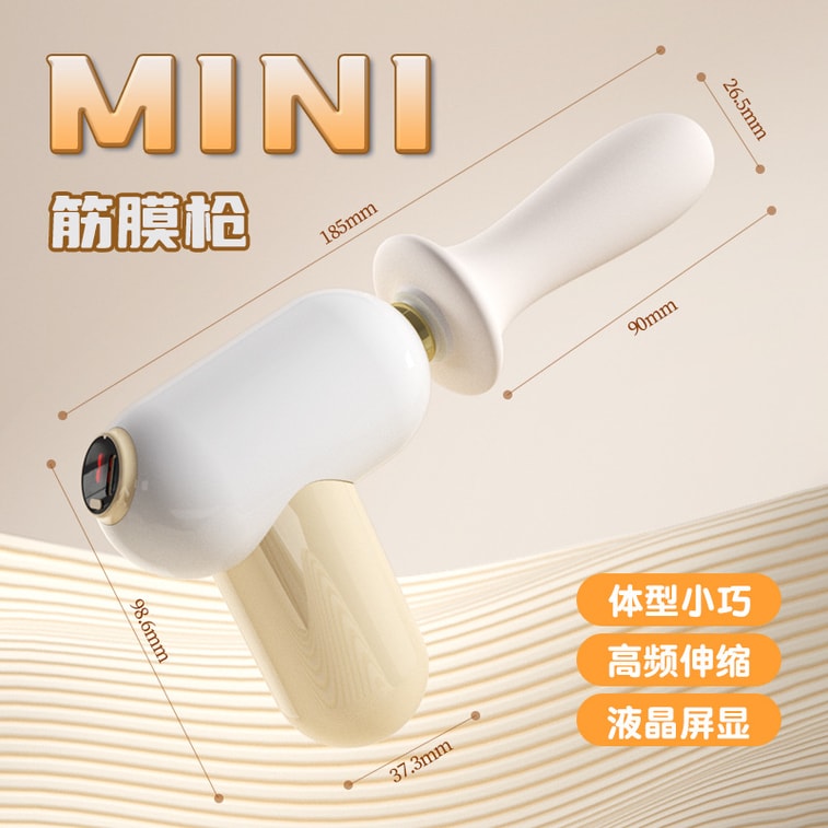 Mini fascia gun, fully automatic telescopic thrusting device, multi-functional female masturbation toy, adult product, 1 piece. 3