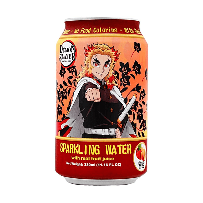 越南版ANYYUMSx鬼灭之刃联名 气泡水 芒果味 330ml