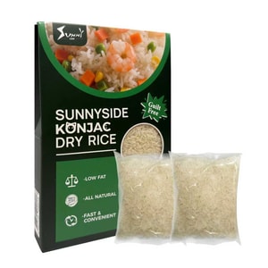  Konjac Dry Rice - All Natural Low-Calorie Gluten-Free Rice Alternative 1 Pack100g*2