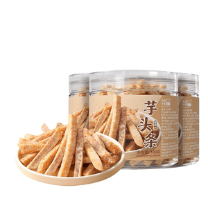 Direct Shipping: Beihai Crispy Taro Sticks Snack, Crab Roe Flavor 100g *1 Can