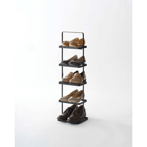 Shoe Rack (31 H) - Steel Black