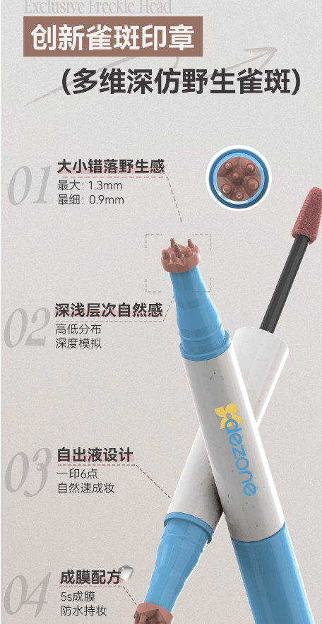 Freckle Blush Stick - For a 'Baddie' Makeup Look, Natural & Long-Lasting 1 pc