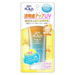 【日本直送、正規品保証】スキンアクアサンスクリーン SPF50+ PA++++/トーンアップベージュ（肌色補正）80g