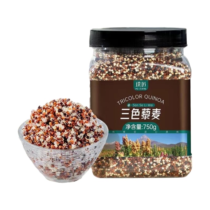 [중국 직송] 푸장 볼리비아 삼색 퀴노아 현미 750g*1캔