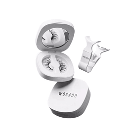 【中国直送】WOSADO 粤通 ファインメイクアップ デートシリーズ ソフトマグネットつけまつげ 接着剤不要 長持ち リアルな#フラワーシャドウブラック 韓国風ベビーカール まつげ固定ジェル2g付き【便利なオールインワンケース】