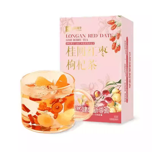 【中国直邮】 良品铺子 桂圆红枣枸杞120g盒装网红代茶果味茶下午茶代用茶独立