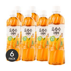 韩国WOONGJIN熊津 玉米须茶饮料 500ml *6【6份超值装】【0糖0卡0脂】