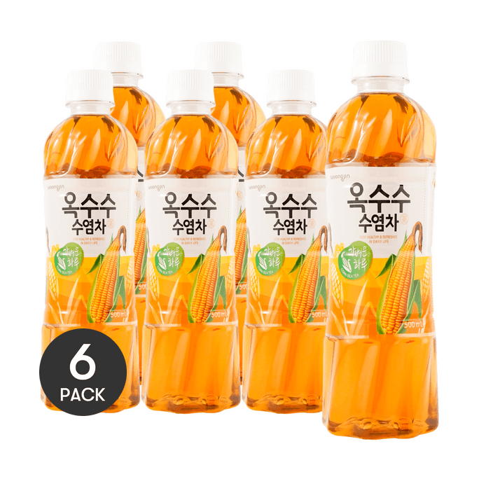 Roasted Corn Silk Tea 16.9 fl oz *6【6 Packs】【0 Sugar 0 Calories 0 Fat】