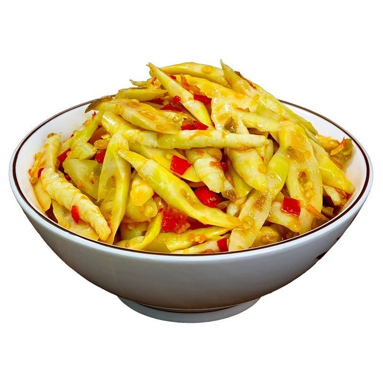 Hot And Sour Bamboo Shoot Tips, A Hunan Specialty, Chopped Chili Bamboo Shoots, Tender Bamboo Tips, Chili Sauce, Pickles 238g*1 Jar 6