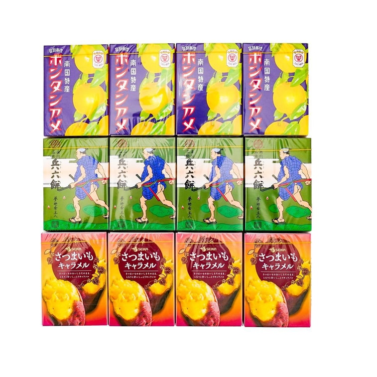 和菓子詰め合わせ - 兵六餅、さつまいもキャラメル＆ボンタンアメ、16.93オンス 6