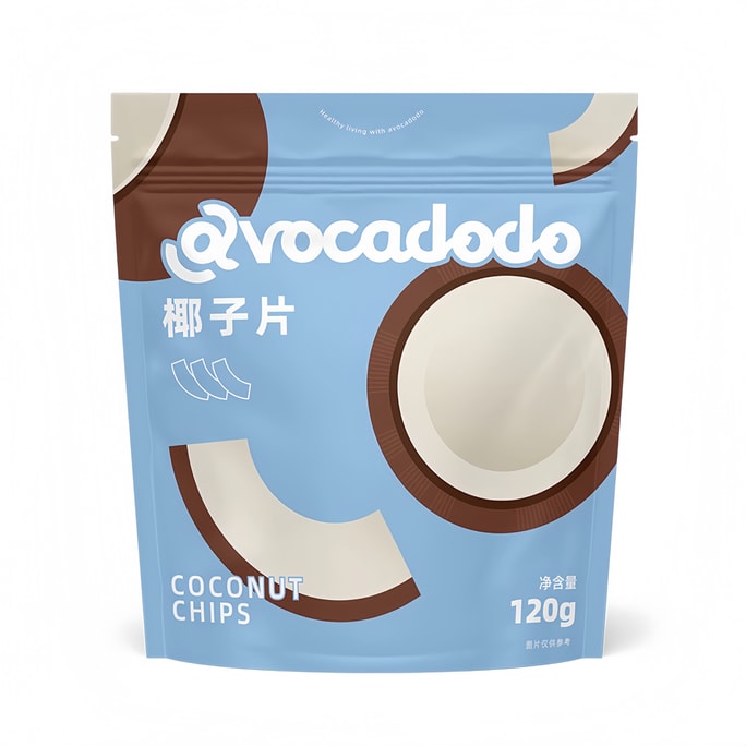【中国直邮】 Avocadodo 纯椰子片脆片低温烘烤120g*1袋