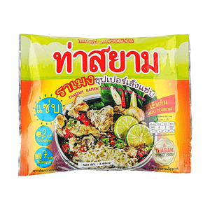 Instant Ramen Spicy Pork Soup 3.88oz【Thai Spicy Flavor】【Rich Pork Soup】【Instant Noodle Soup】