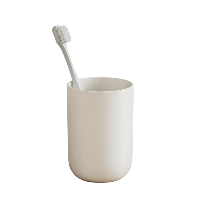 Japanese Style Mouthwash Cup Light Orange Single Piece