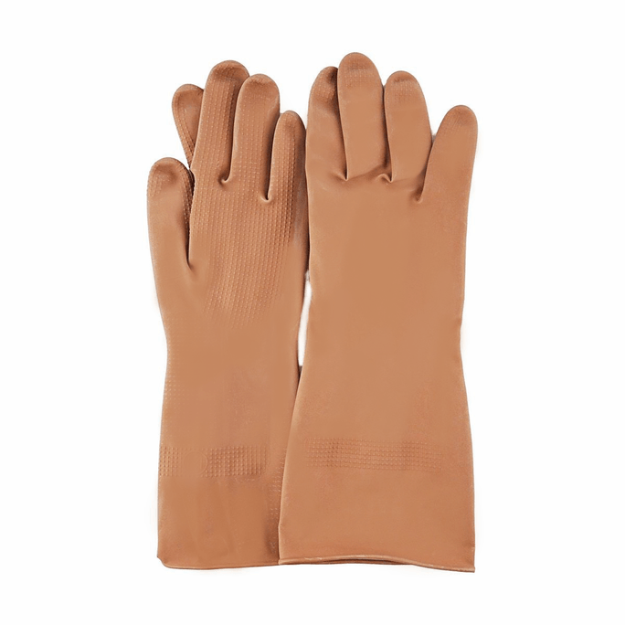 Dish Washing Gloves Made With Natural Latex Beige M
