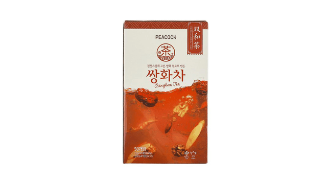 韩国 Peacock孔雀双花 茶(棒) 13克 x 50个