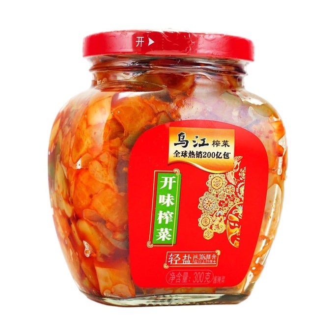 烏江 輕鹽開胃榨菜 下餐 罐裝 300g