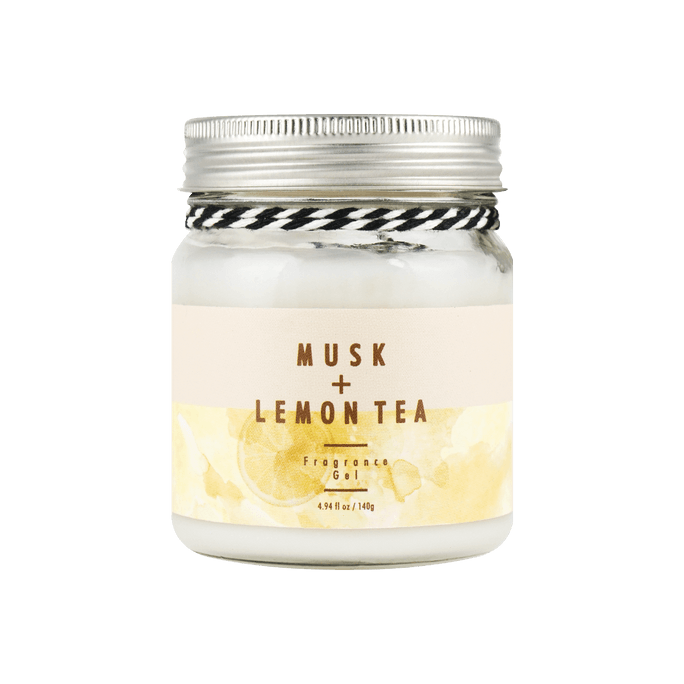 Room Fragrance Gel Musk+Lemon Tea 4.94 oz / 140 g