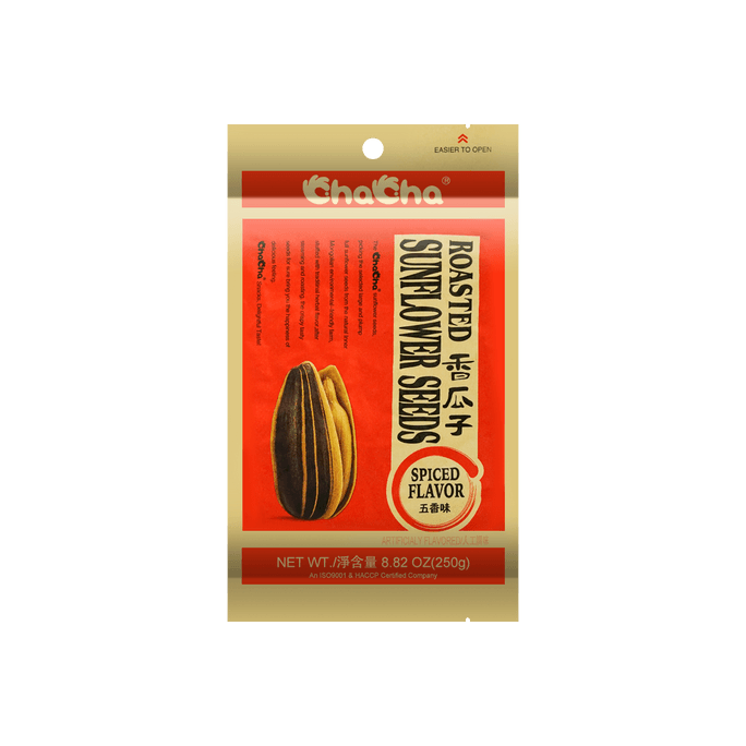 Roasted Salted Sunflower Seeds - Five Spice Flavor, 8.82oz