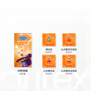 Durex Condom Threaded Particle Stimulating Clitoral Condom 18 X 1 Box