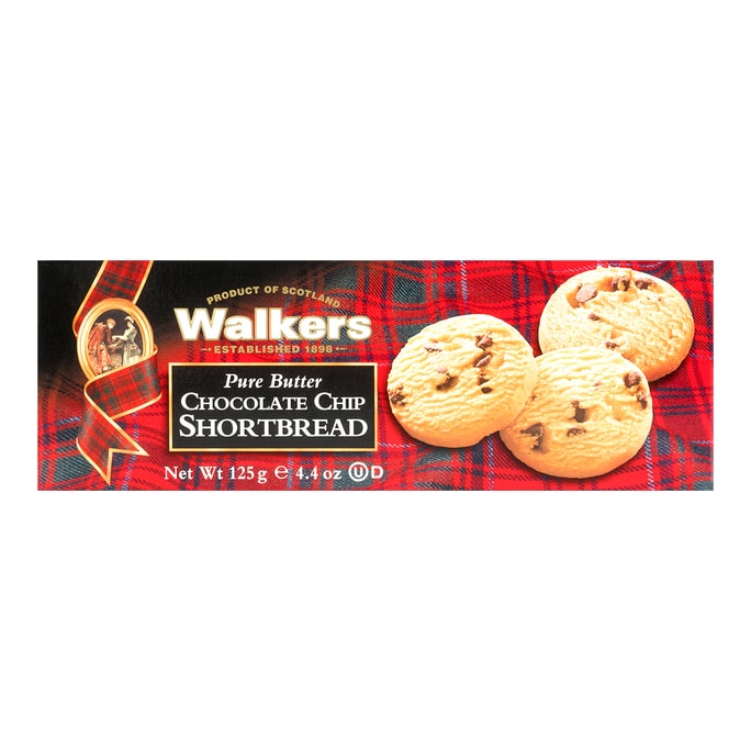英國WALKERS 蘇格蘭皇家奶油系列 巧克力曲奇餅乾 125g