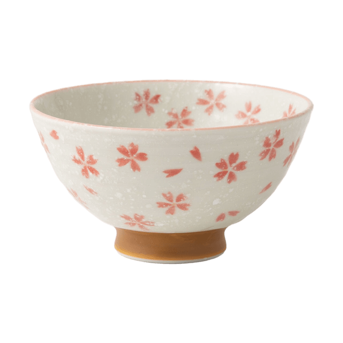 美濃焼 陶器 飯碗 桜 4.53インチ